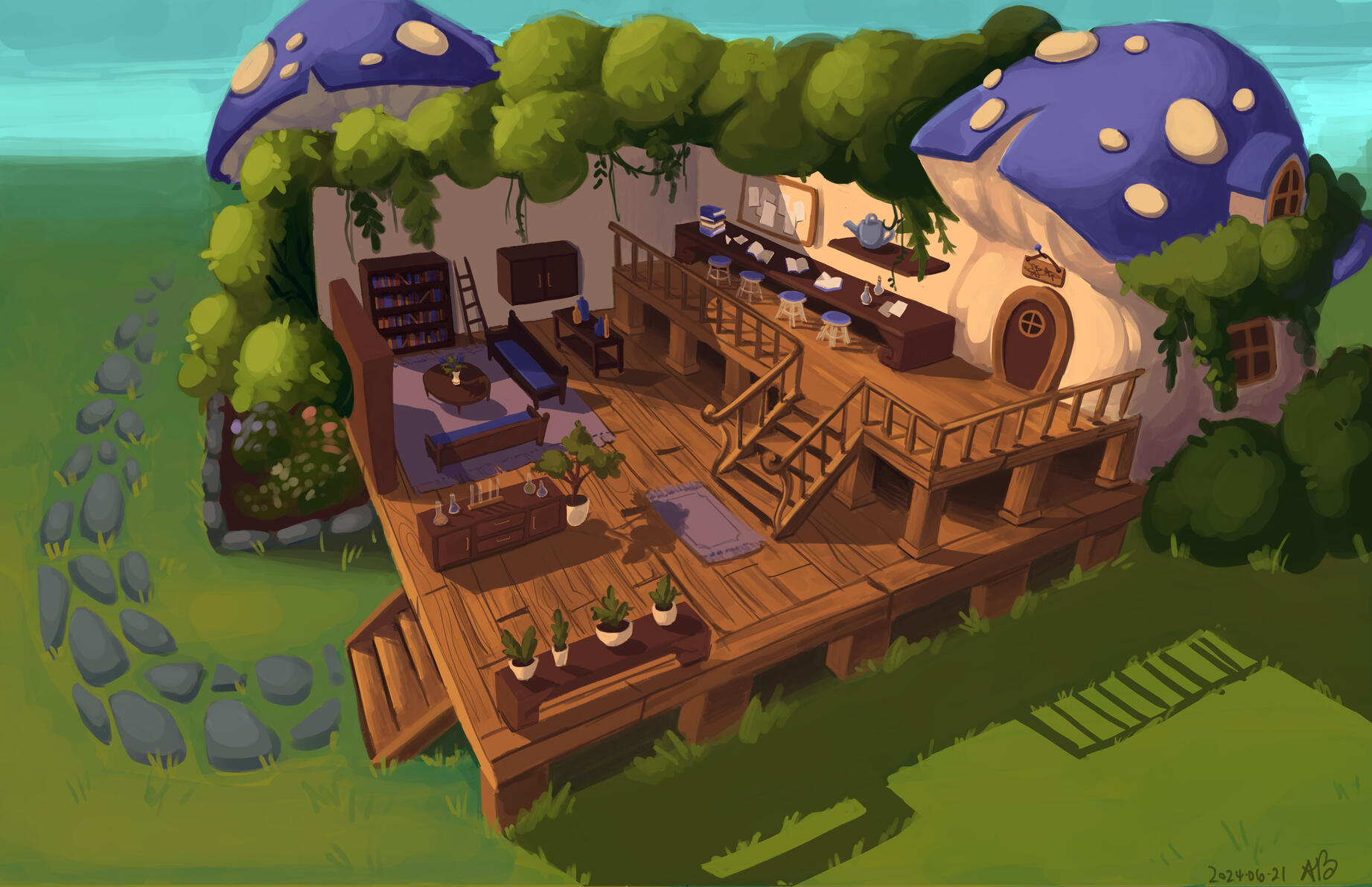 Mushroom Cottage (June 2024)